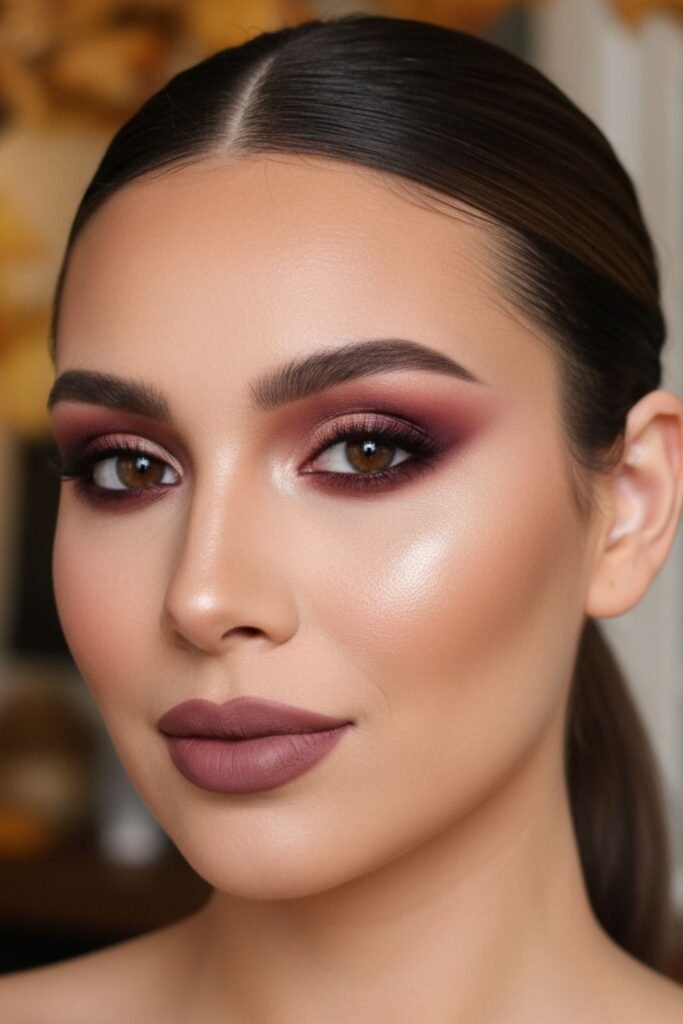 Cranberry Smokey Eye Glam