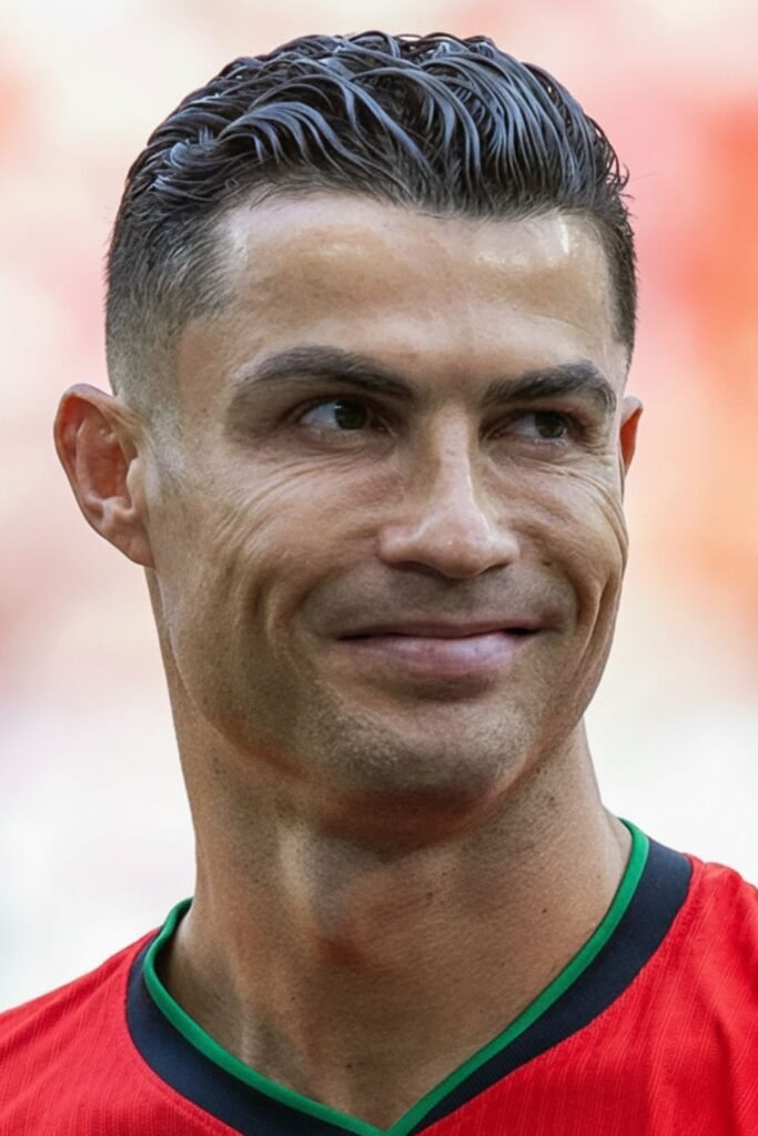 Cristiano Ronaldo – Slick Back Fade