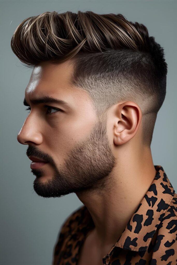 Drop Fade Faux Hawk