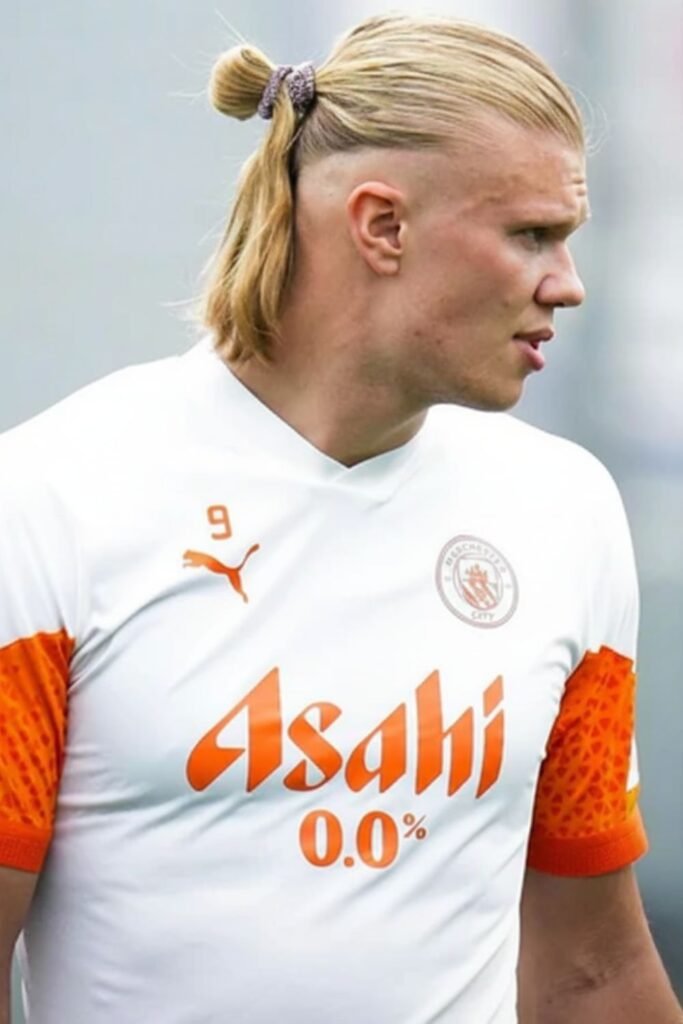 Erling Braut Haaland Haircut – Ponytail