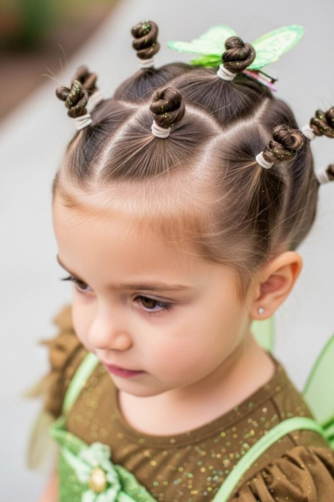 Fairy Sparkle Hair with Twists