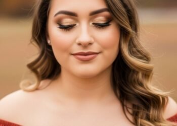 Gold Shimmer Fall Makeup