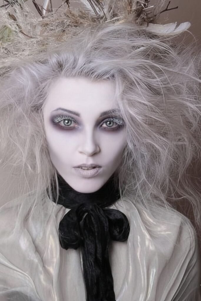 Gray Lady Ghost Makeup