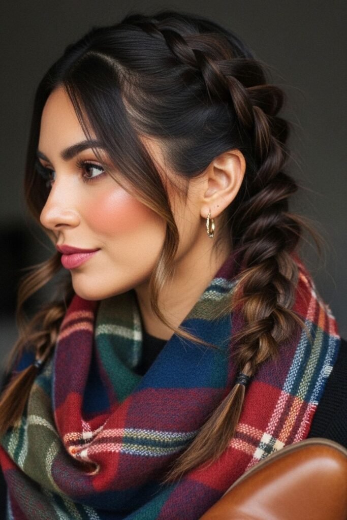 Loose French Braids