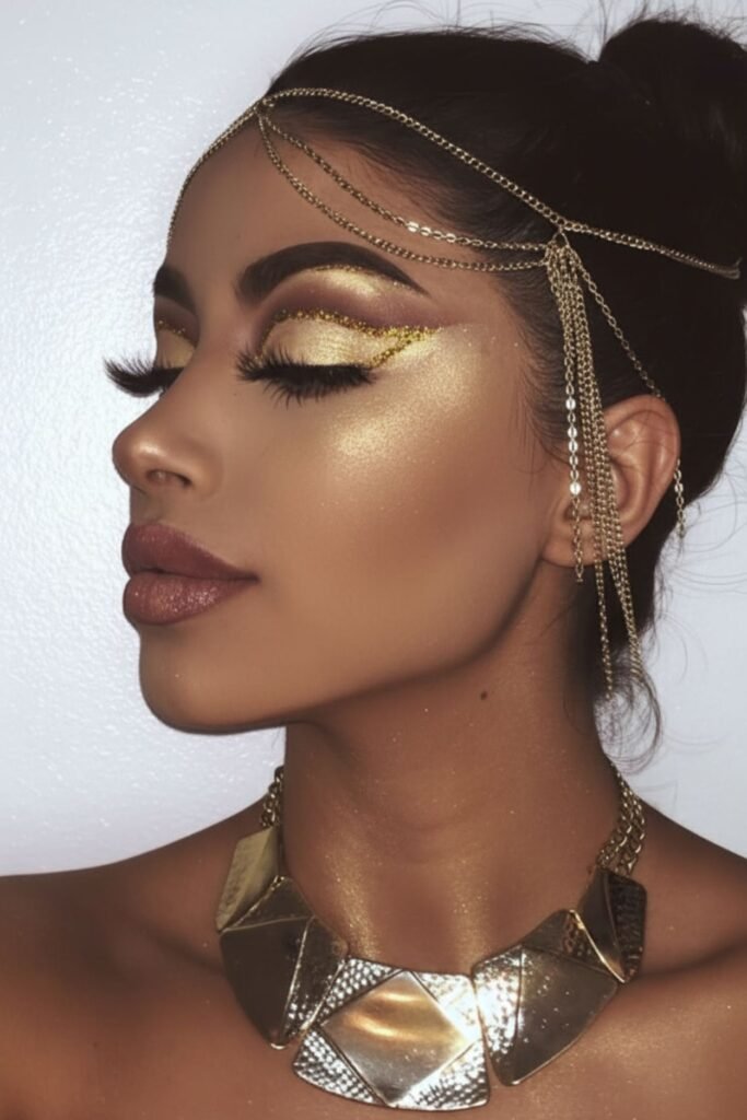 Metallic Gold Goddess Glam