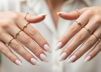Milky White Nails