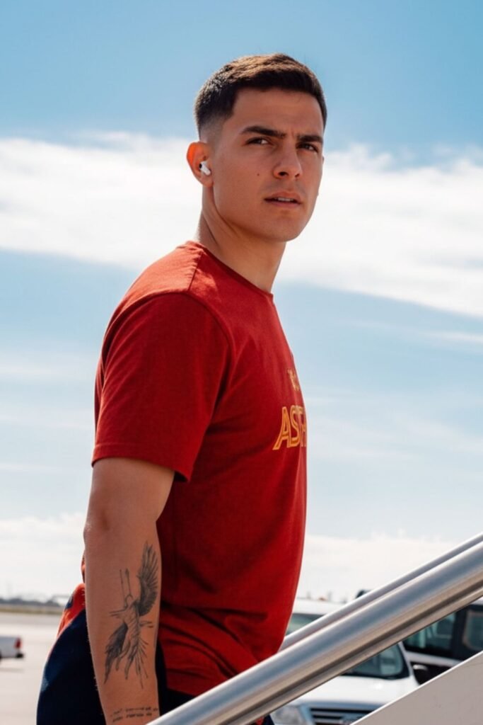 Paulo Dybala Haircut – Mid Fade