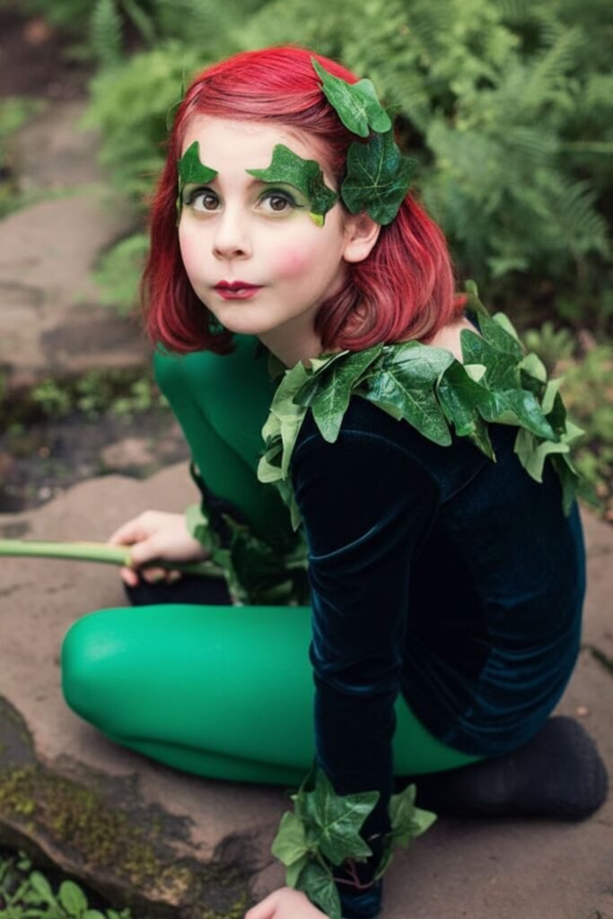Poison Ivy Makeup