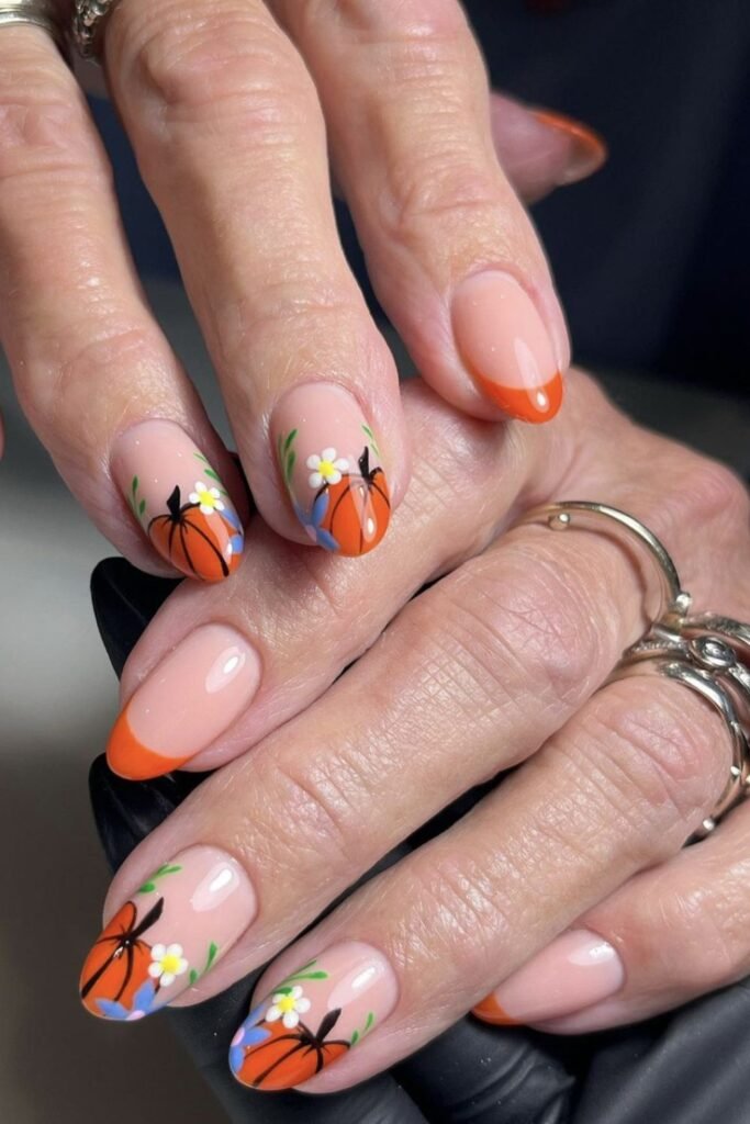 Pumpkin And Leaf Combo