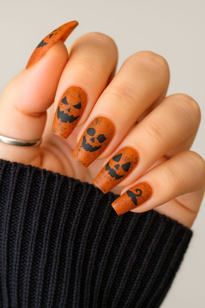 Pumpkin Patch Nails