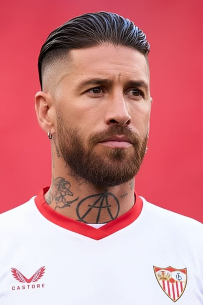 Sergio Ramos – Slicked Back Undercut
