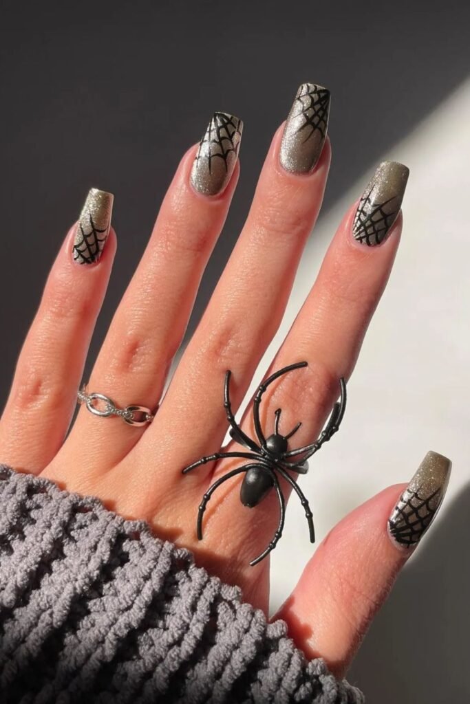 Shimmery Spiderweb