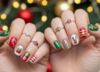 Short Christmas Nail Designs