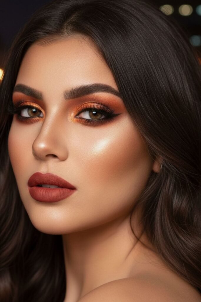 Smokey Copper and Orange Layers