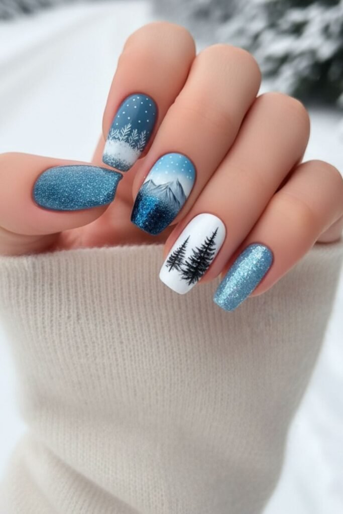 Snow-Covered Mountains