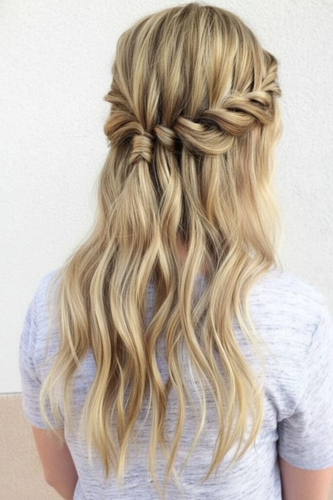 Soft Waves With Braided Accent