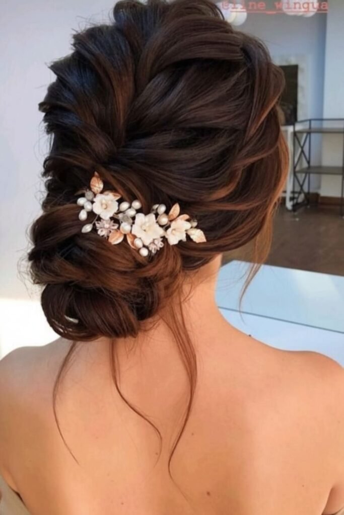 Soft Waves With Loose Bun