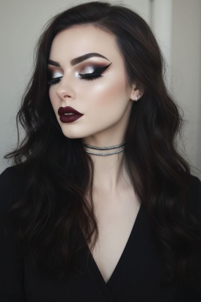 Sultry Black and Silver Glam