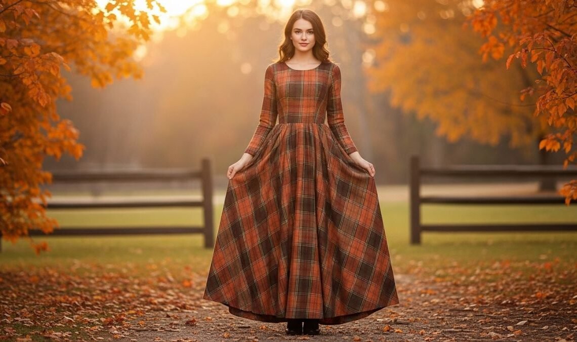 Thanksgiving Plaid Dress Ideas