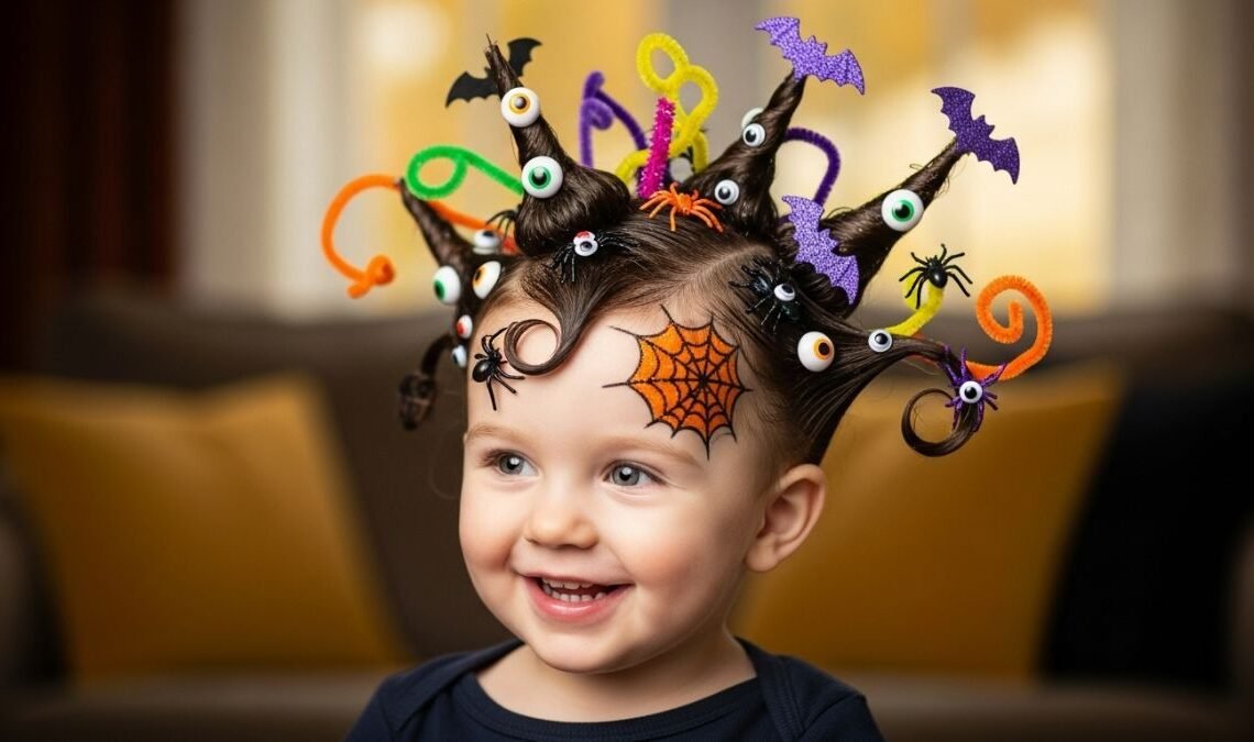 Toddler Halloween Hair