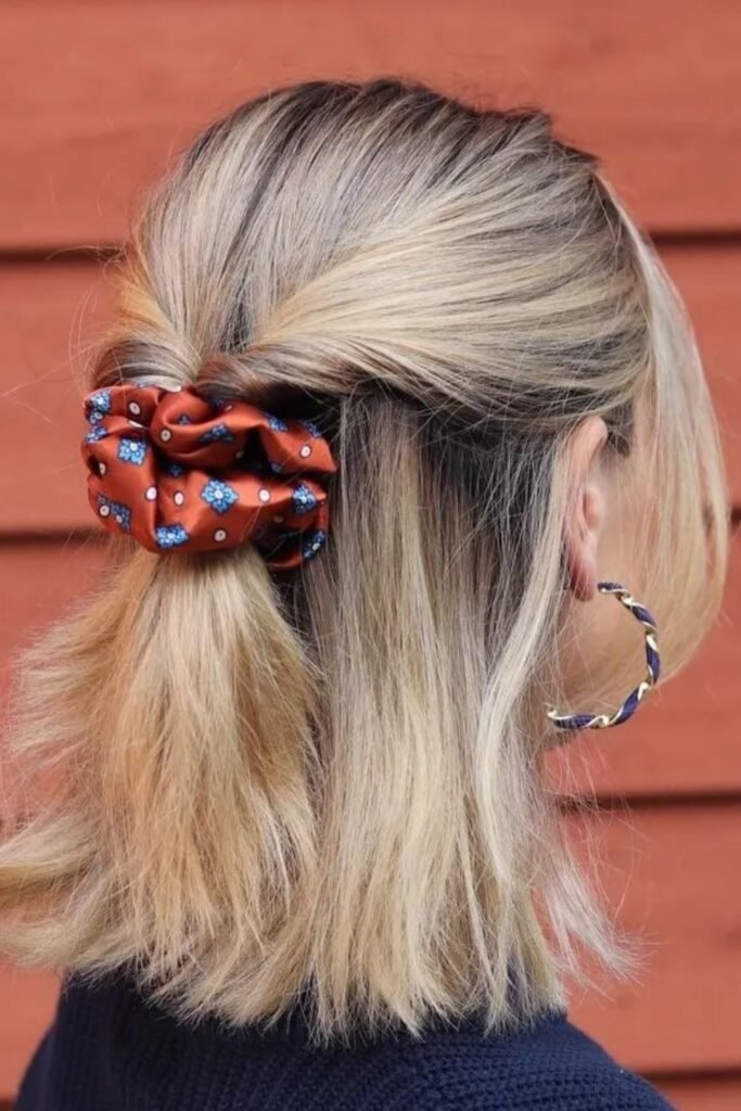 Topsy Tails With A Scrunchie
