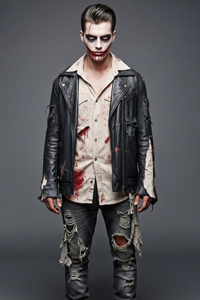 Zombie Slicked-Back Hair