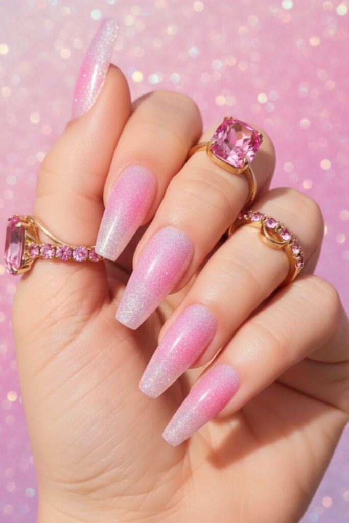 Barbiecore Press-On Nails