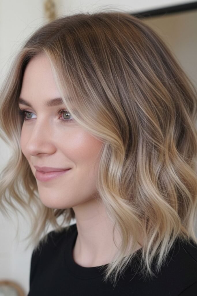 Blunt Lob for Thin Hair