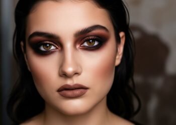 Brown Grunge Makeup