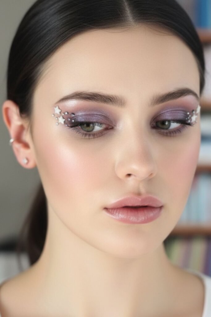 Celestial Glitter Lids