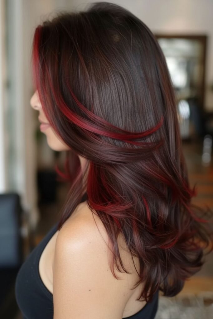 Cherry Red Highlights