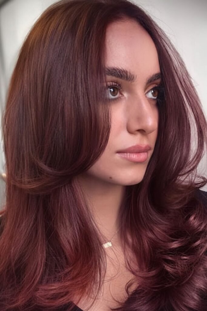 Chocolate Cherry Hair Color