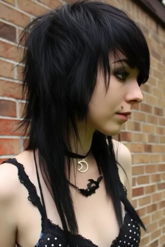 Choppy Emo Hairstyle