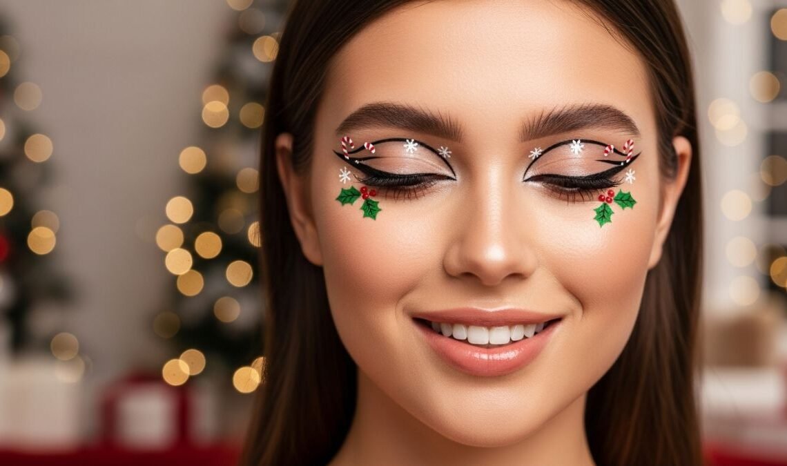 Christmas Eyeliner Looks