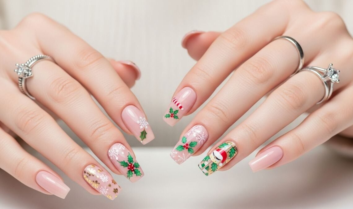 Christmas Press On Nails