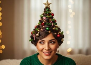 Christmas Tree Hairstyles