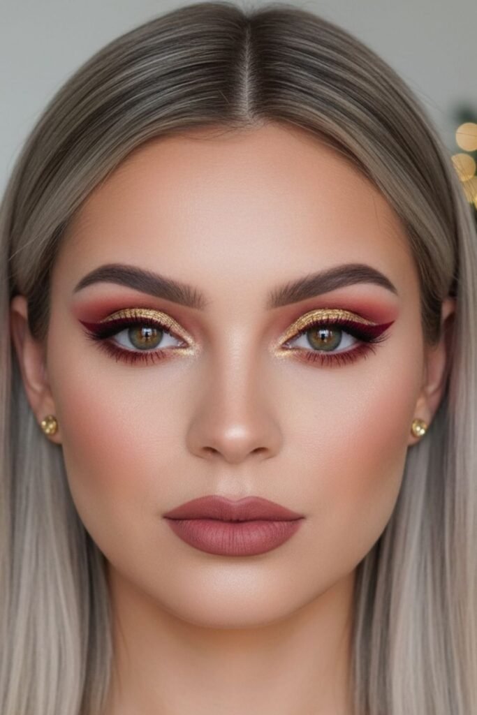 Classic Red & Gold Glam