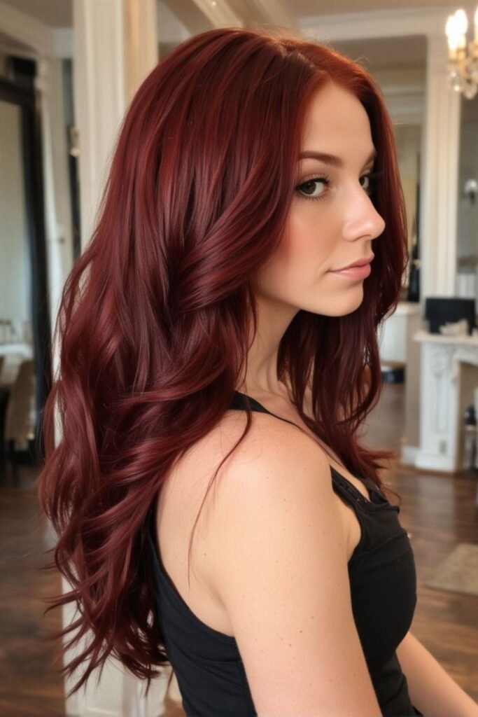 Classic Scarlet Red Hair