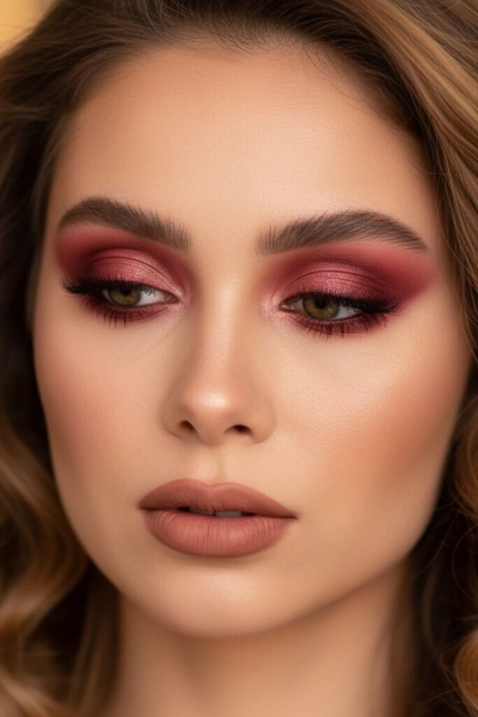 Cranberry Red Eyeshadow