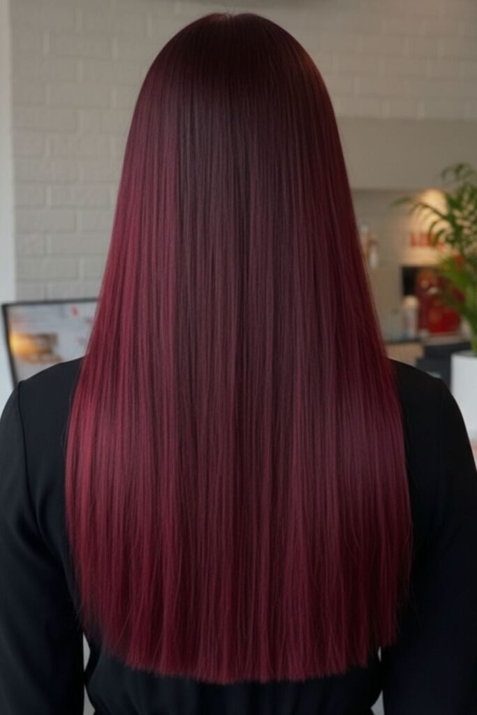 Dark Cherry Hair
