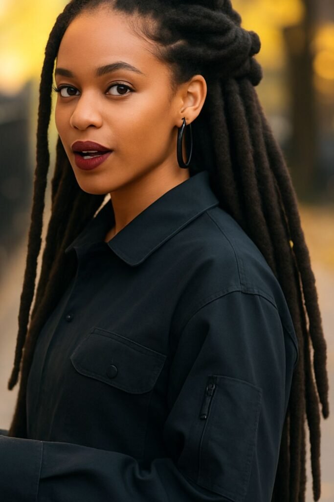 Dreadlock Extensions on Rihanna