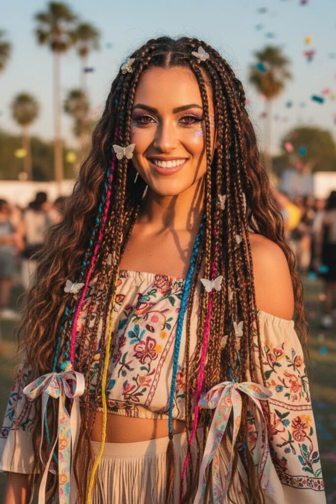 Festival-Ready Cassie Braids 