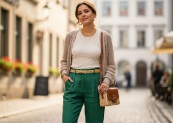 Green Linen Pants Outfit Ideas