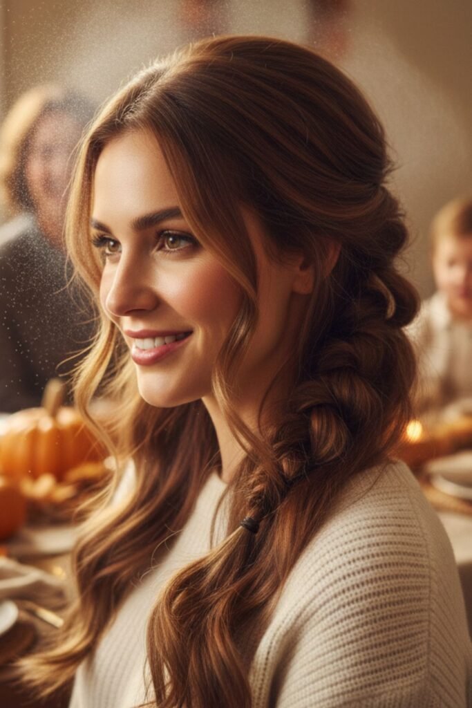 Half-Up Twisted Braid