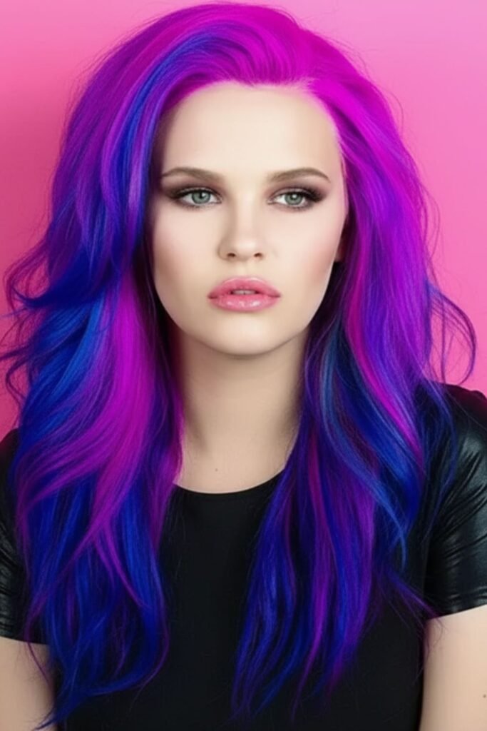 Lush And Bright Emo Hairstyle