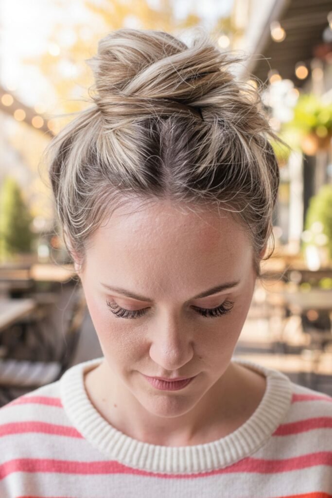Messy Top Knot