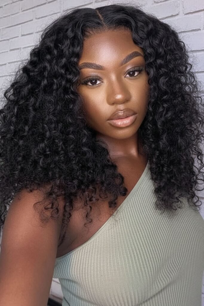 Natural Curls with a Twist
