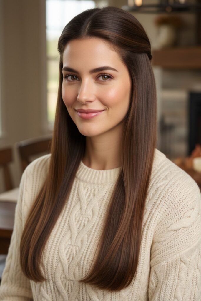 Pinned Back Front Strands