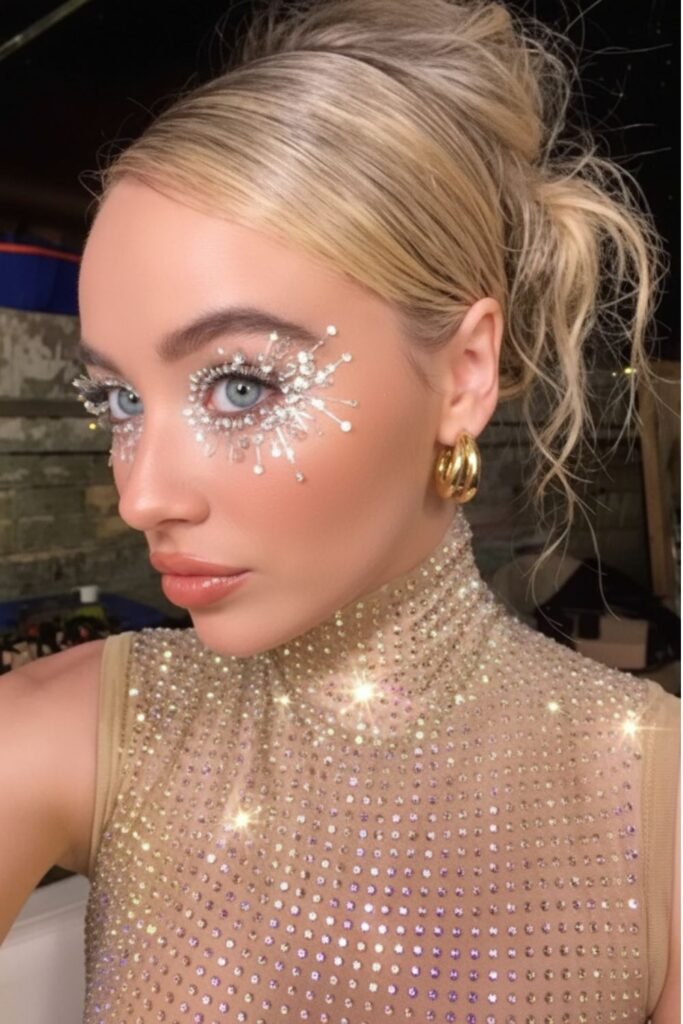 Sequin-Studded Eyes