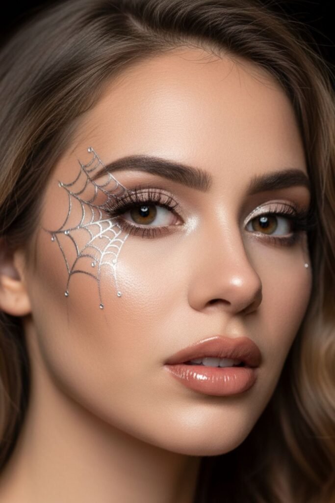 Silver Webbed Glam